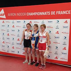 Frédérique Mattei podium CDF